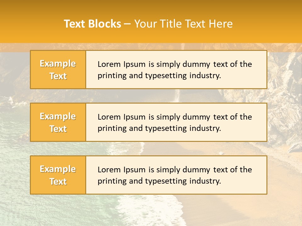 Julia Pfeiffer Burns State Park, Mcway Falls PowerPoint Template