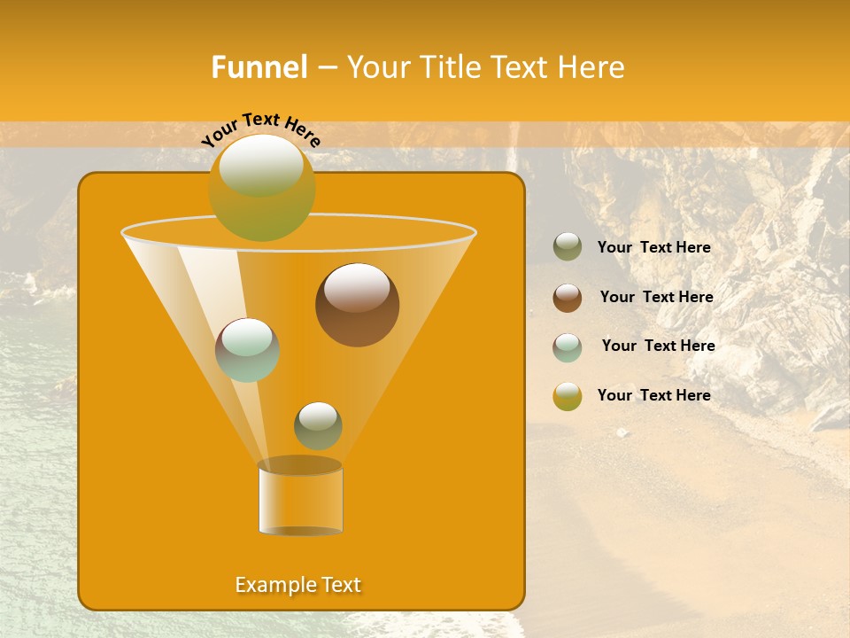 Julia Pfeiffer Burns State Park, Mcway Falls PowerPoint Template