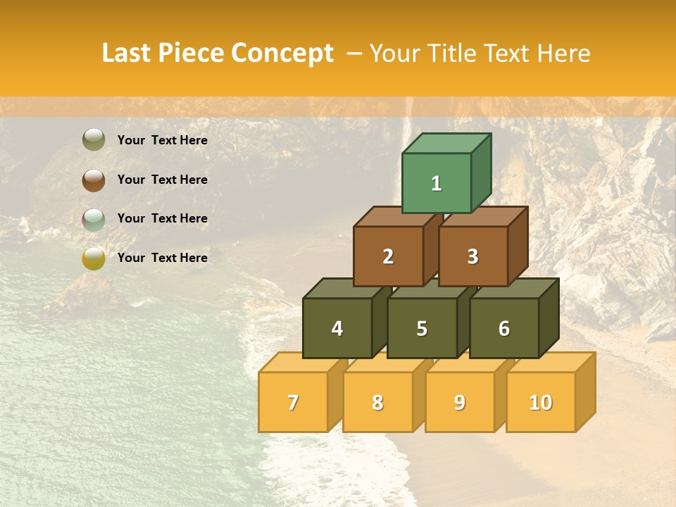 Julia Pfeiffer Burns State Park, Mcway Falls PowerPoint Template