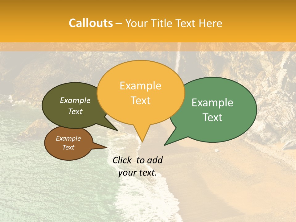 Julia Pfeiffer Burns State Park, Mcway Falls PowerPoint Template
