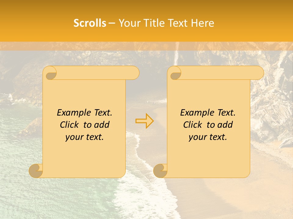 Julia Pfeiffer Burns State Park, Mcway Falls PowerPoint Template