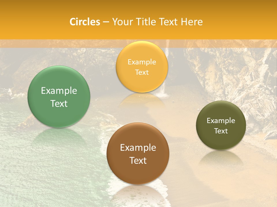 Julia Pfeiffer Burns State Park, Mcway Falls PowerPoint Template