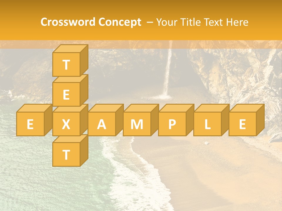 Julia Pfeiffer Burns State Park, Mcway Falls PowerPoint Template