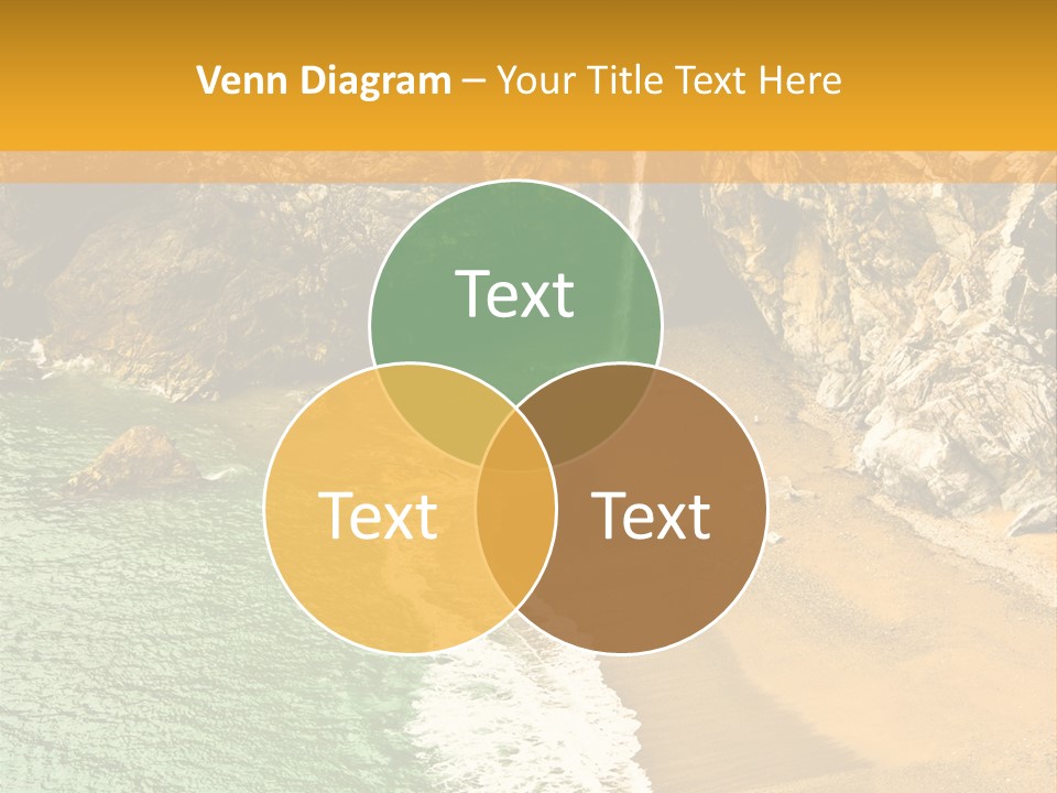 Julia Pfeiffer Burns State Park, Mcway Falls PowerPoint Template