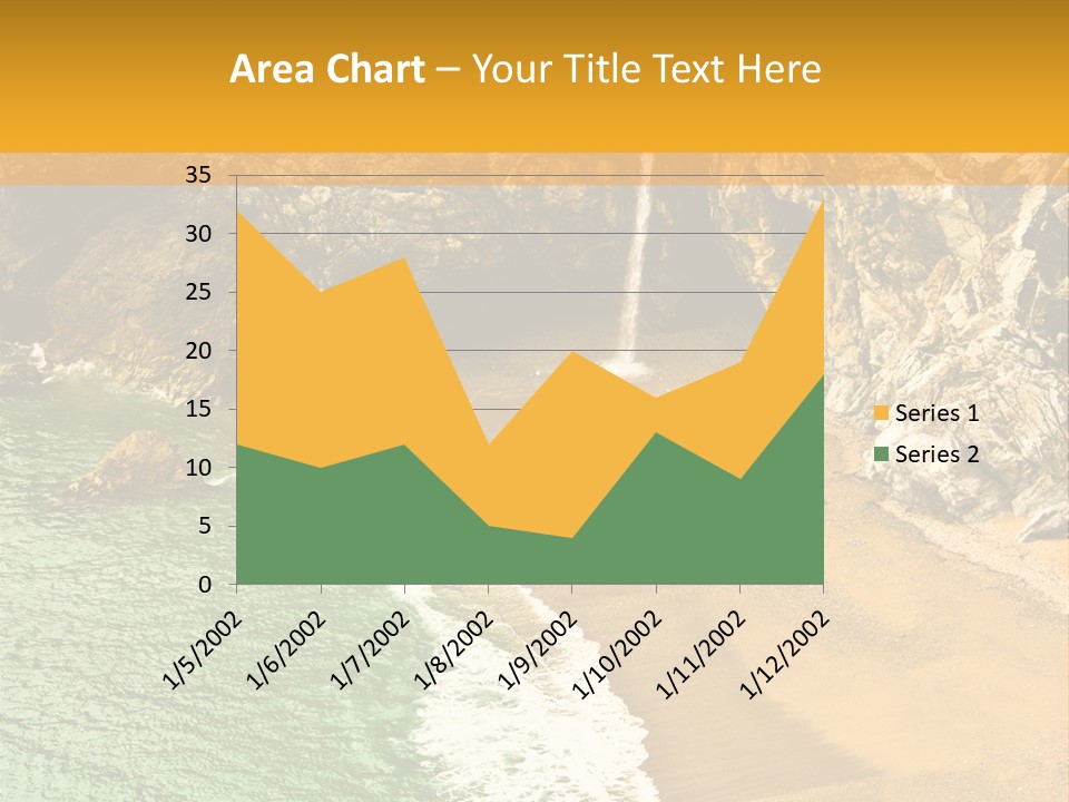 Julia Pfeiffer Burns State Park, Mcway Falls PowerPoint Template