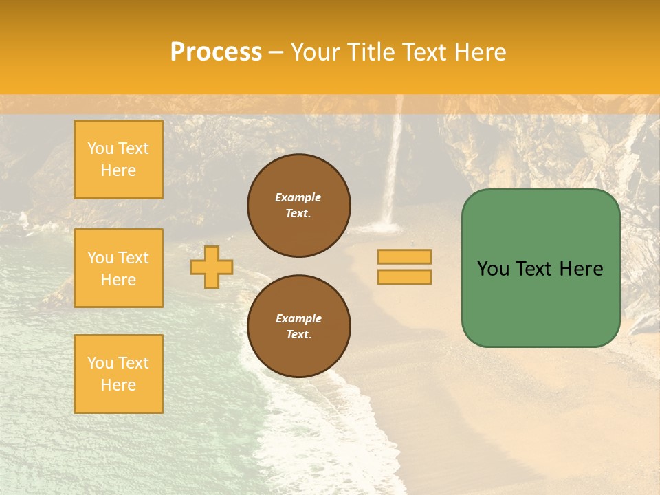 Julia Pfeiffer Burns State Park, Mcway Falls PowerPoint Template
