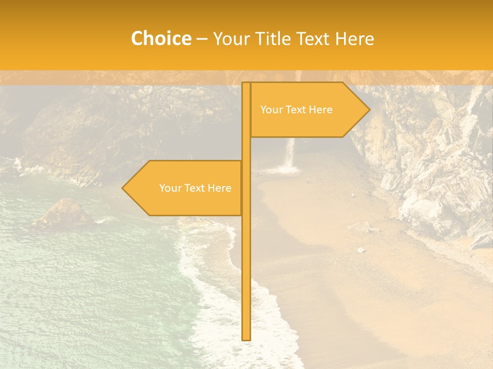 Julia Pfeiffer Burns State Park, Mcway Falls PowerPoint Template