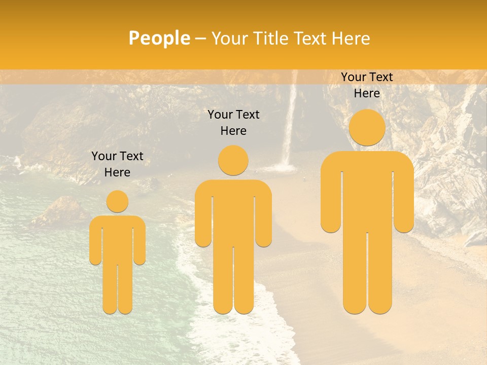 Julia Pfeiffer Burns State Park, Mcway Falls PowerPoint Template