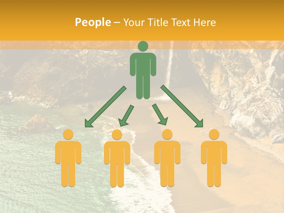 Julia Pfeiffer Burns State Park, Mcway Falls PowerPoint Template