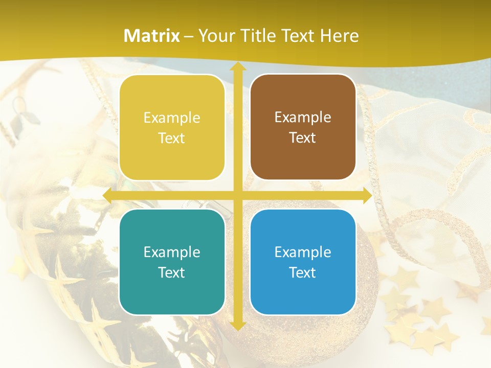 Celebratory Year Decorative PowerPoint Template