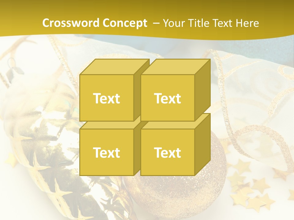 Celebratory Year Decorative PowerPoint Template