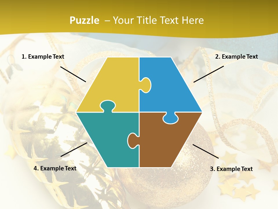 Celebratory Year Decorative PowerPoint Template