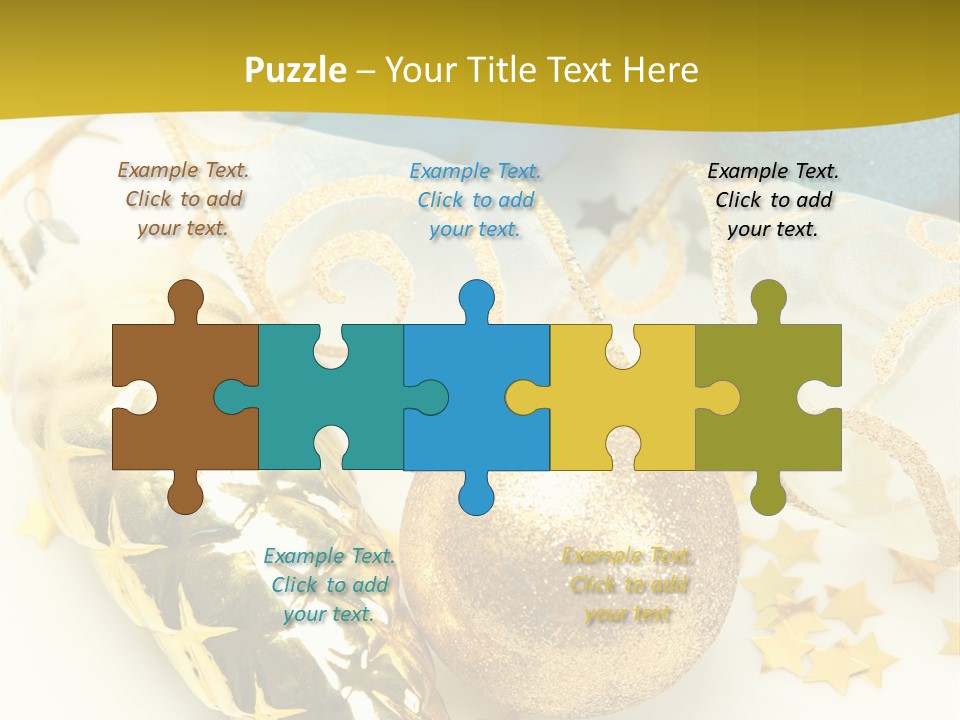 Celebratory Year Decorative PowerPoint Template