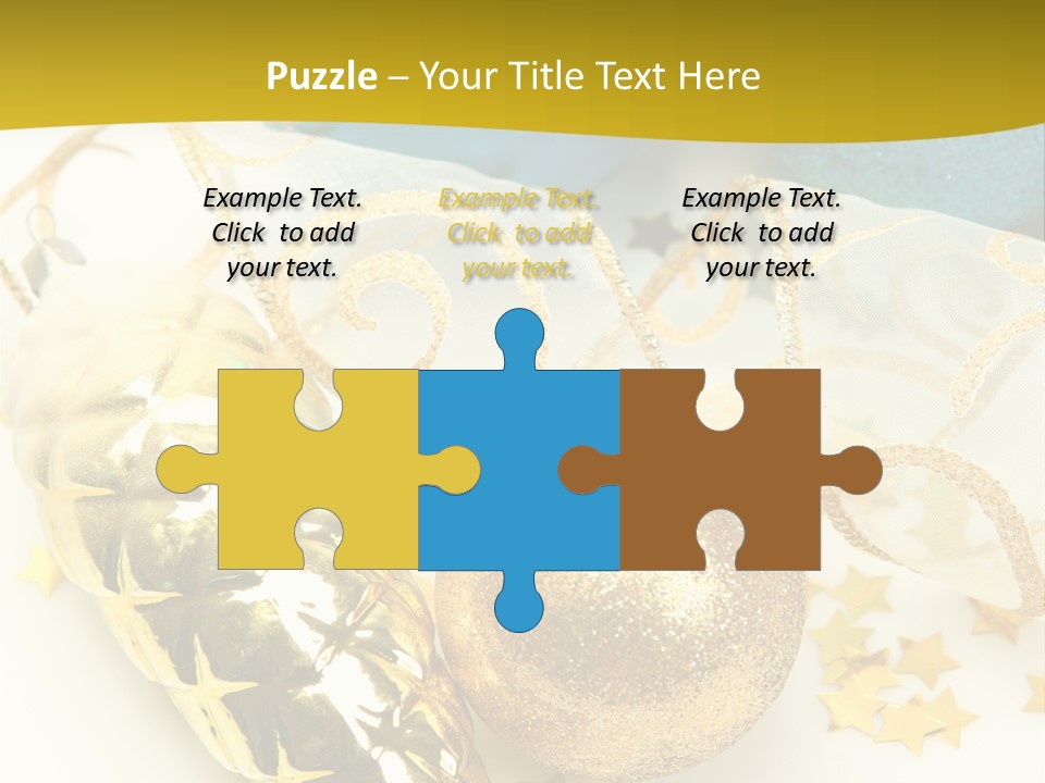 Celebratory Year Decorative PowerPoint Template