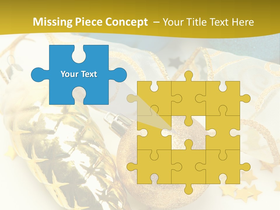 Celebratory Year Decorative PowerPoint Template