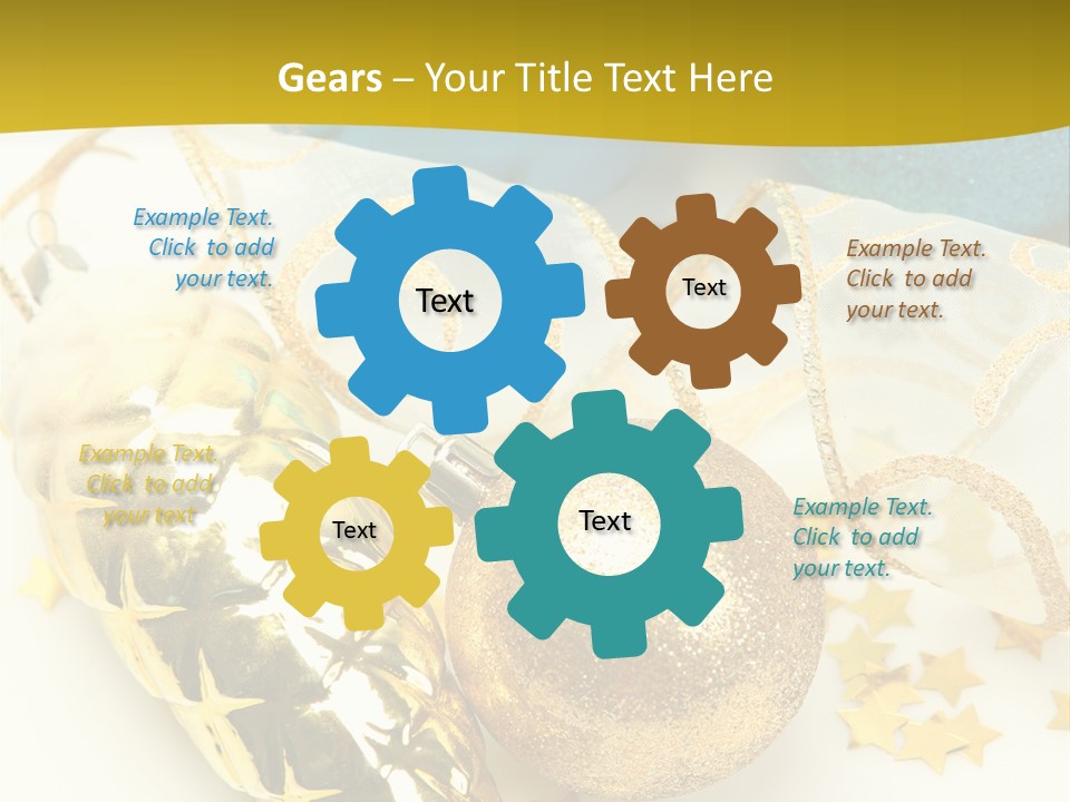 Celebratory Year Decorative PowerPoint Template