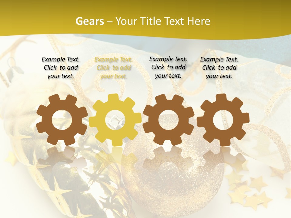 Celebratory Year Decorative PowerPoint Template