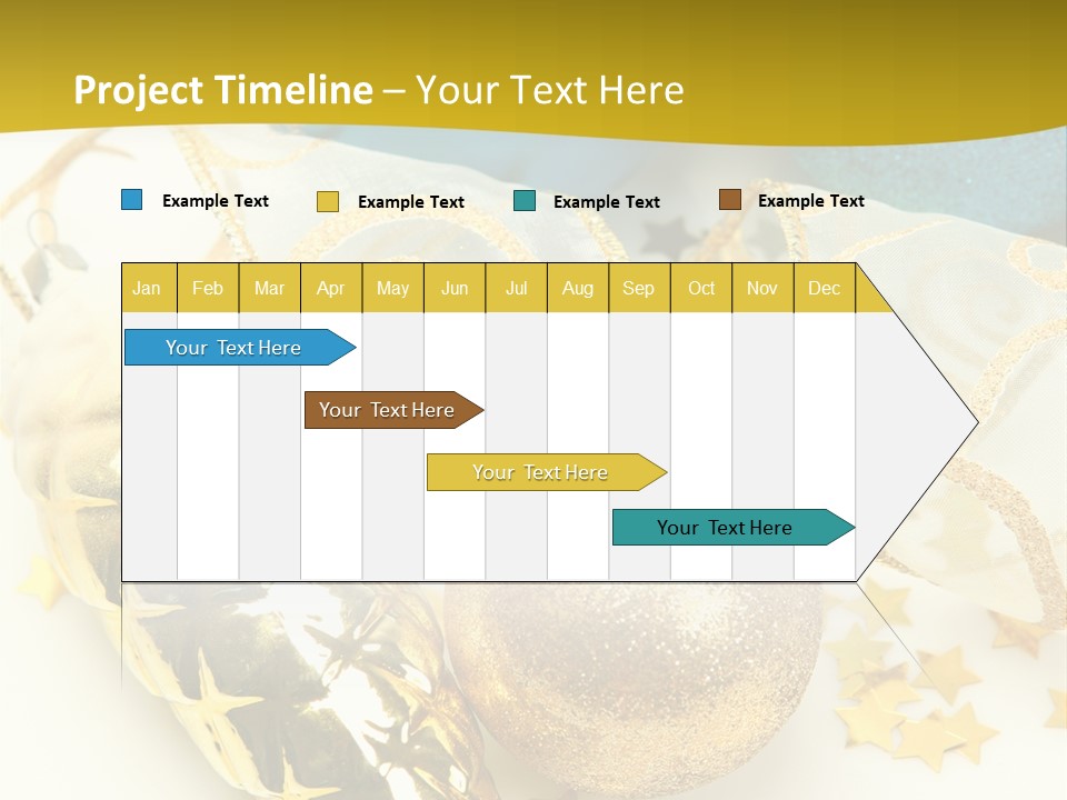 Celebratory Year Decorative PowerPoint Template