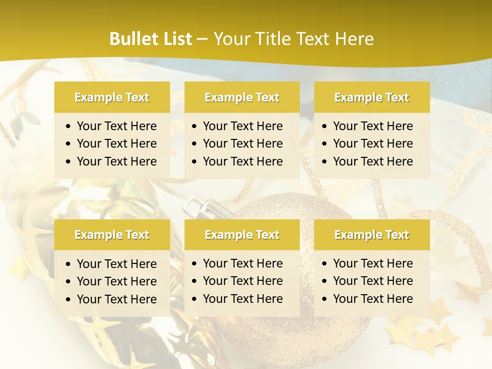 Celebratory Year Decorative PowerPoint Template