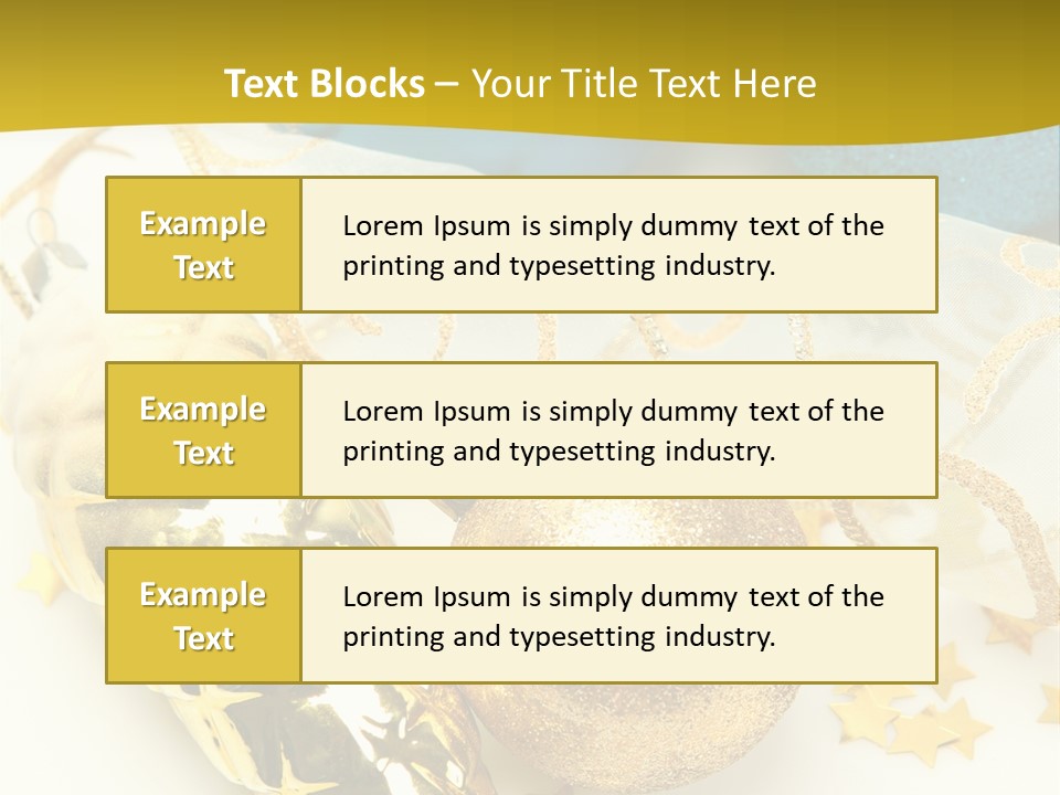 Celebratory Year Decorative PowerPoint Template