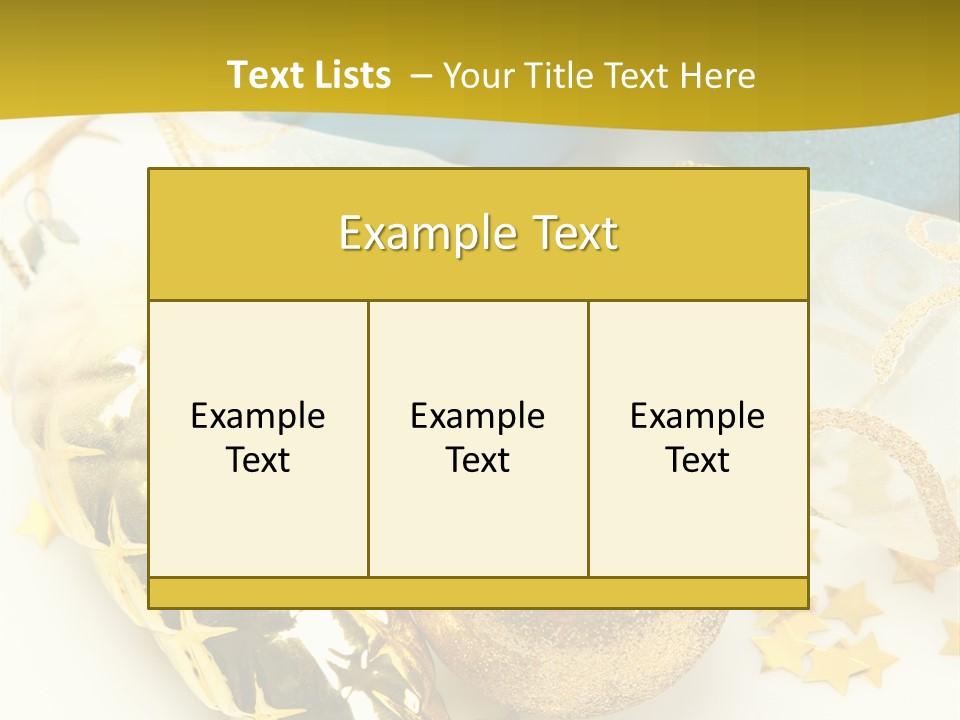 Celebratory Year Decorative PowerPoint Template