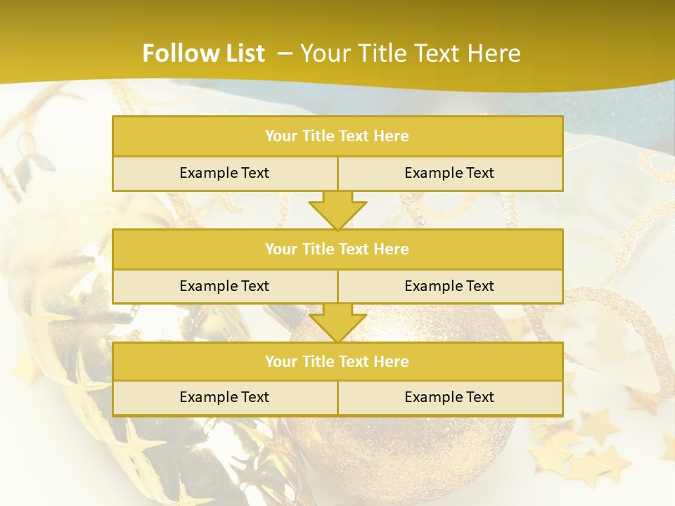 Celebratory Year Decorative PowerPoint Template