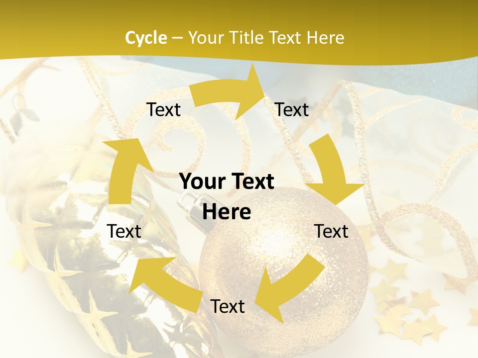 Celebratory Year Decorative PowerPoint Template