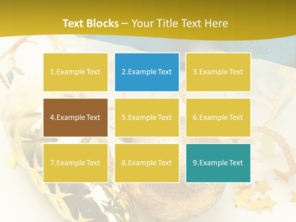 Celebratory Year Decorative PowerPoint Template