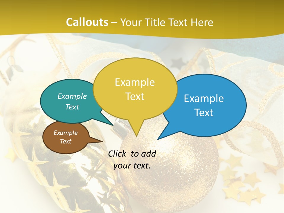 Celebratory Year Decorative PowerPoint Template