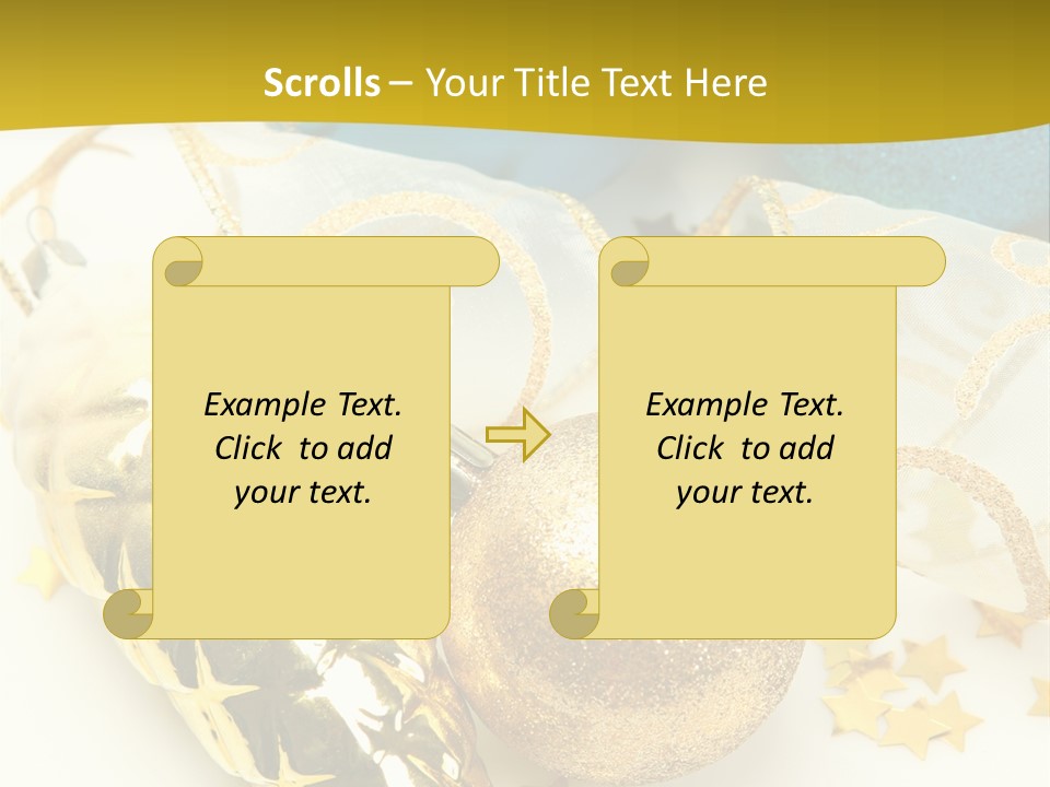 Celebratory Year Decorative PowerPoint Template