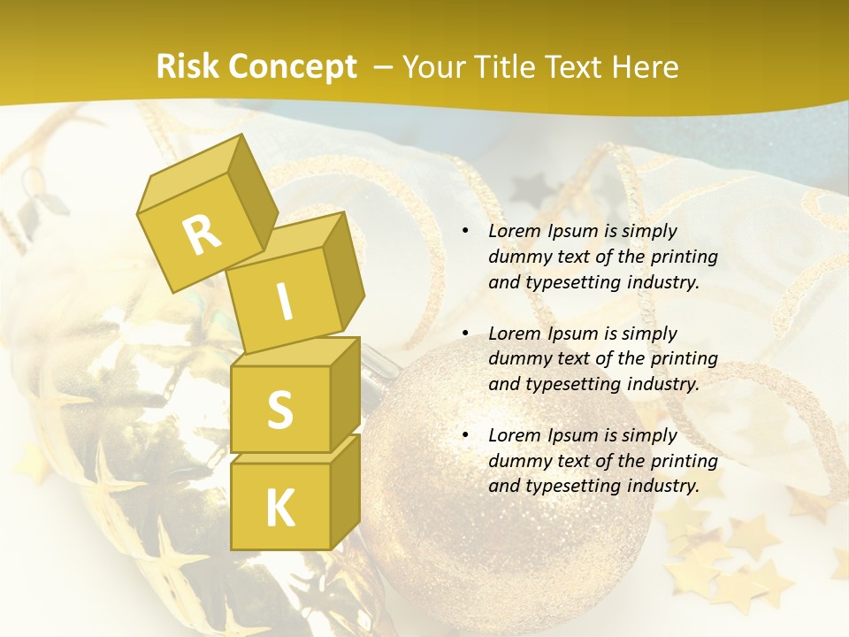 Celebratory Year Decorative PowerPoint Template