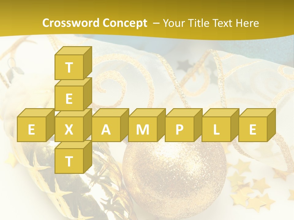 Celebratory Year Decorative PowerPoint Template