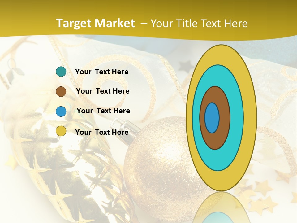 Celebratory Year Decorative PowerPoint Template