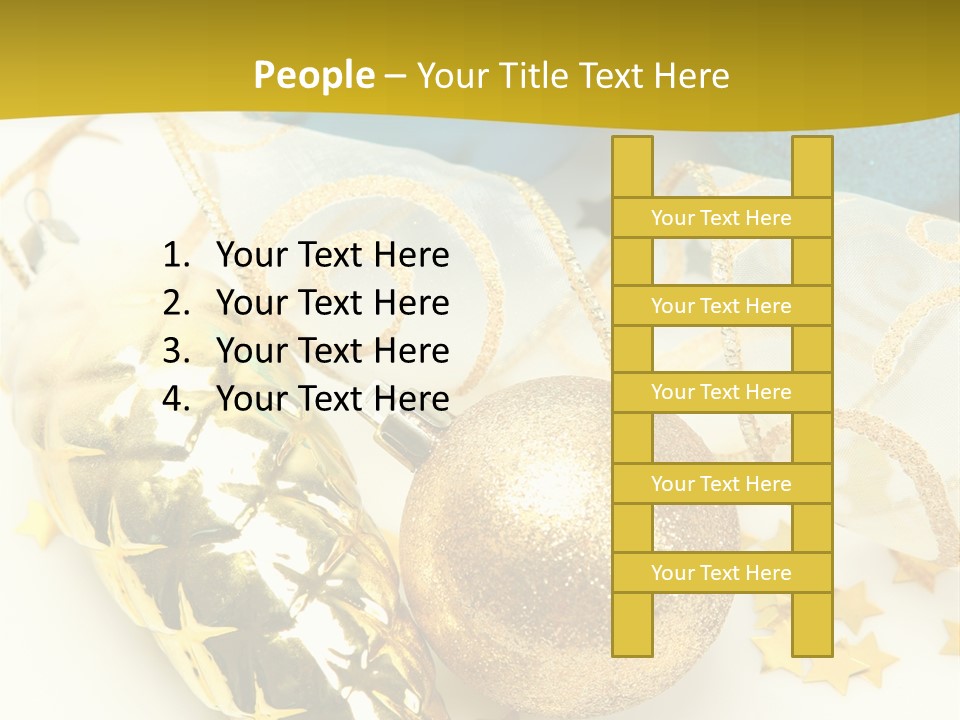 Celebratory Year Decorative PowerPoint Template