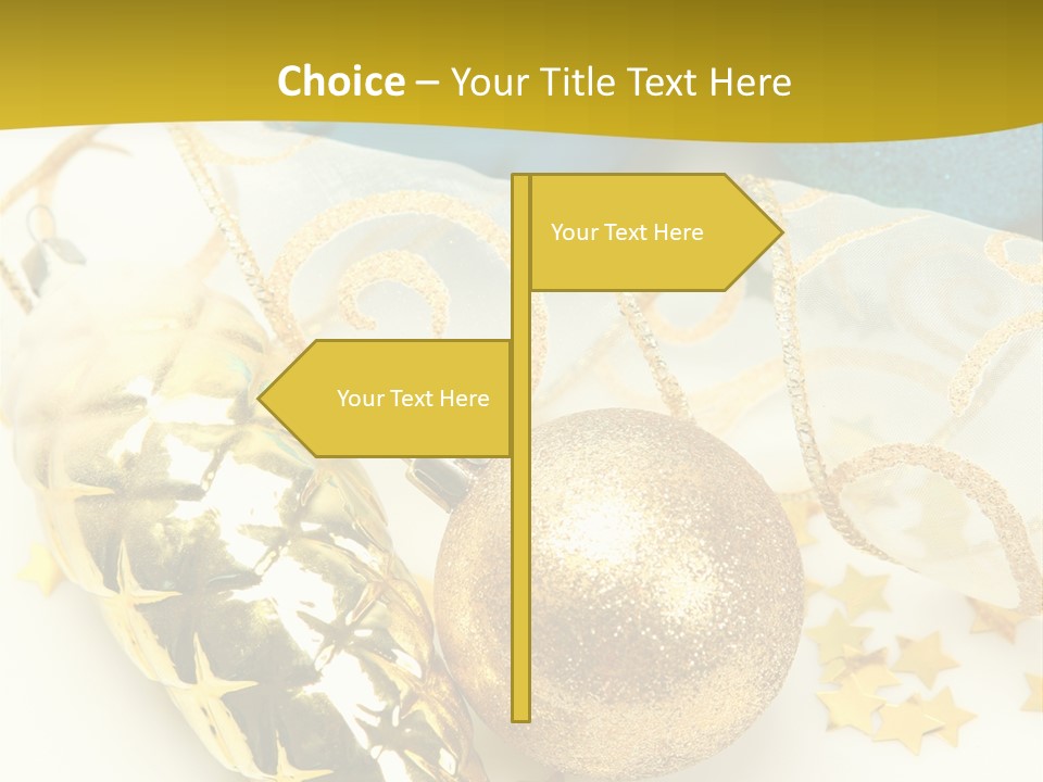 Celebratory Year Decorative PowerPoint Template