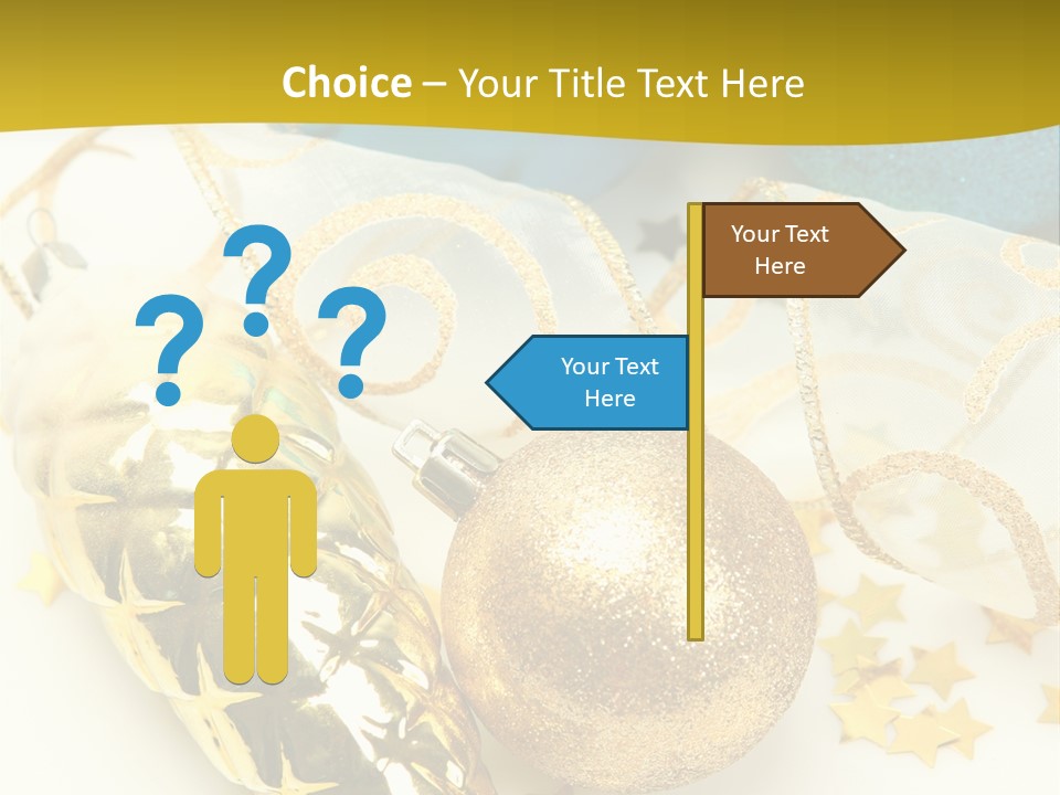 Celebratory Year Decorative PowerPoint Template