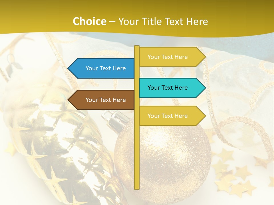 Celebratory Year Decorative PowerPoint Template