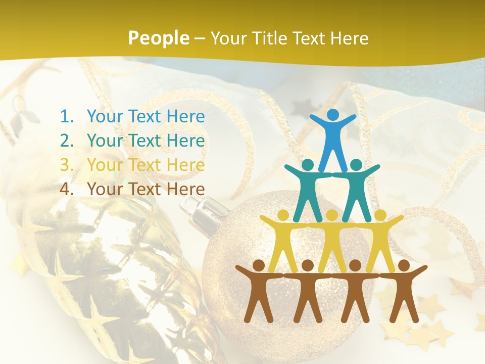 Celebratory Year Decorative PowerPoint Template