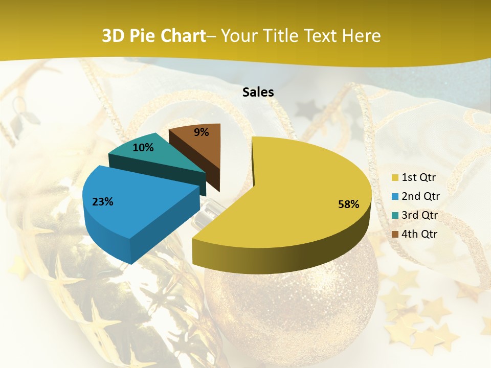 Celebratory Year Decorative PowerPoint Template