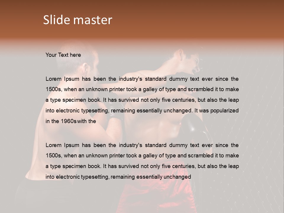 Impact Fit Combat PowerPoint Template