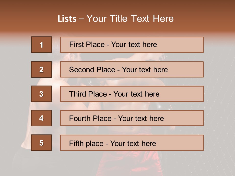 Impact Fit Combat PowerPoint Template