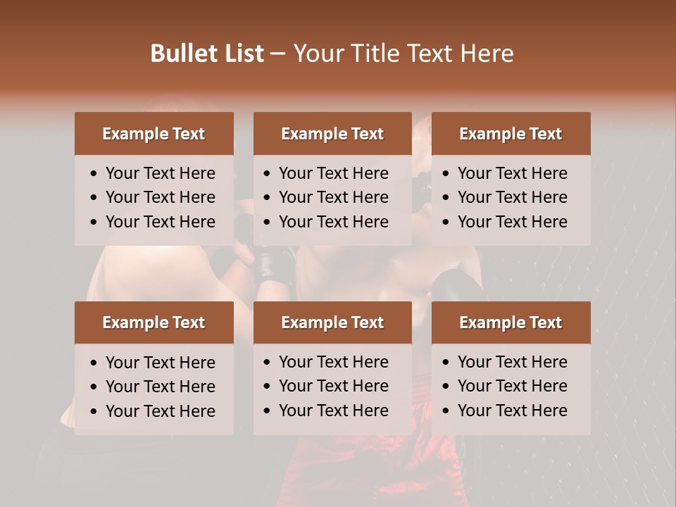 Impact Fit Combat PowerPoint Template