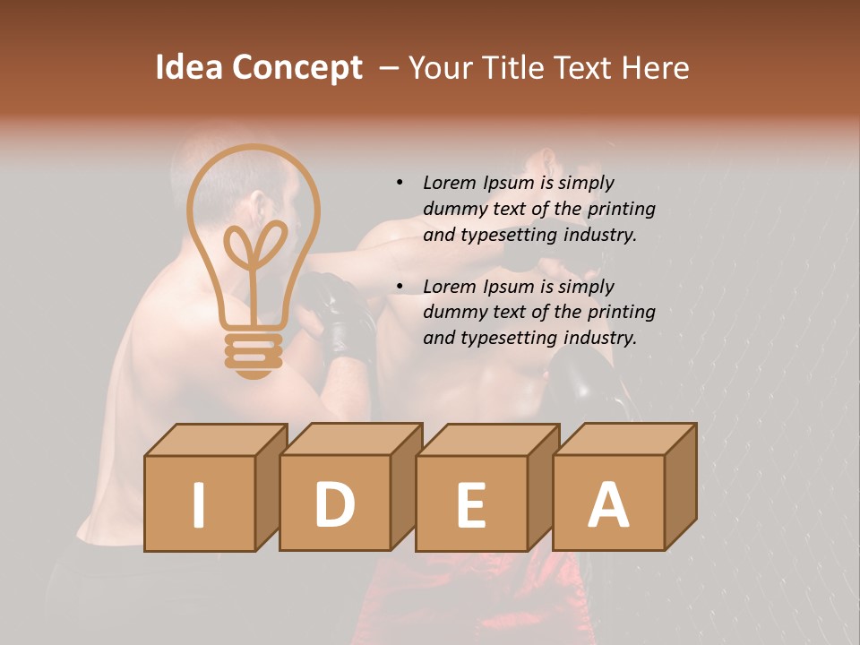 Impact Fit Combat PowerPoint Template