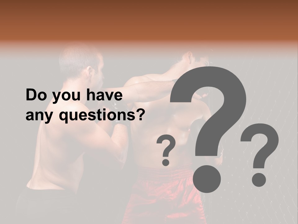 Impact Fit Combat PowerPoint Template