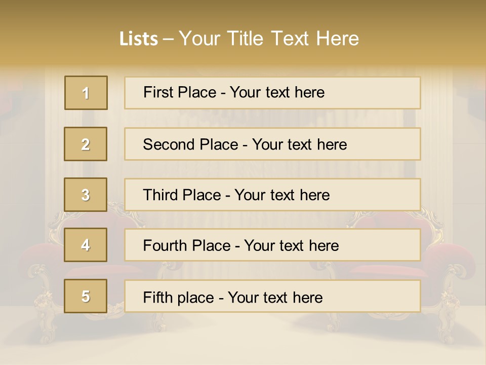 Royal Interior PowerPoint Template