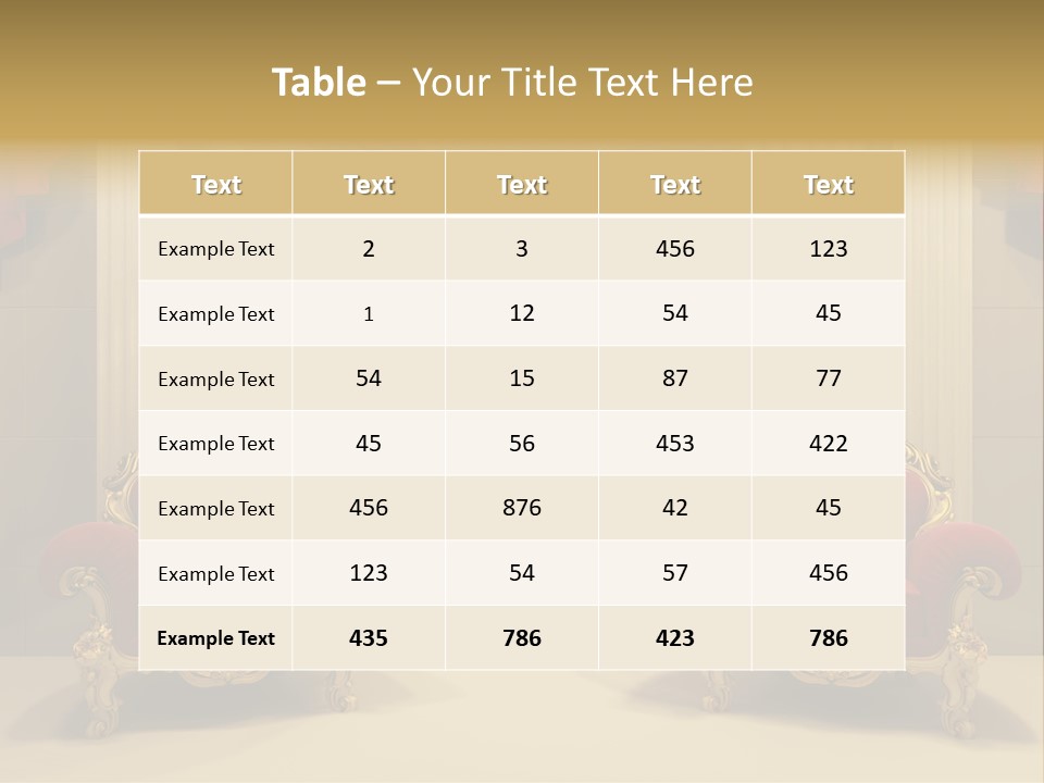 Royal Interior PowerPoint Template