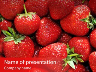 Egyptian Strawberries PowerPoint Template