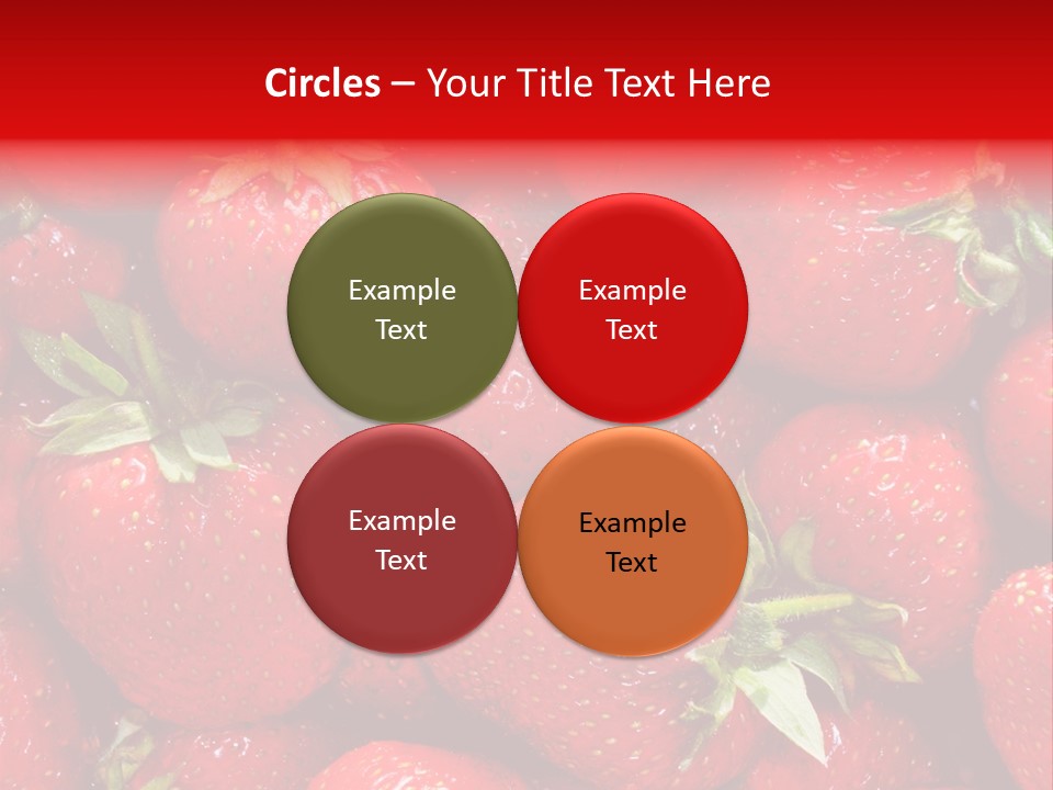 Egyptian Strawberries PowerPoint Template