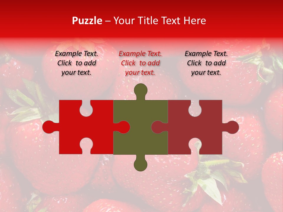 Egyptian Strawberries PowerPoint Template