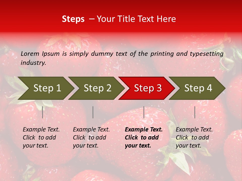 Egyptian Strawberries PowerPoint Template